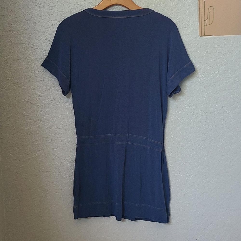 American Exchange Blue Drawstring top XS - Picture 9 of 12
